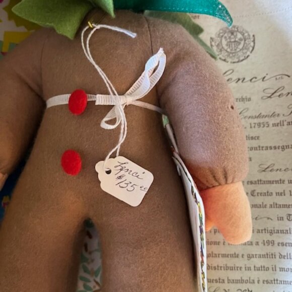 Lenci Funghetto Italian Toadstool, Mushroom Doll NIB, NWT;  #367/499 - Picture 3 of 14